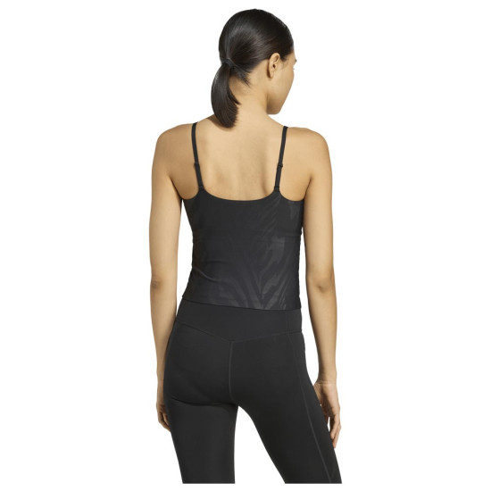 Adidas Γυναικεία αμάνικη μπλούζα Optime Allover Print Tank Top